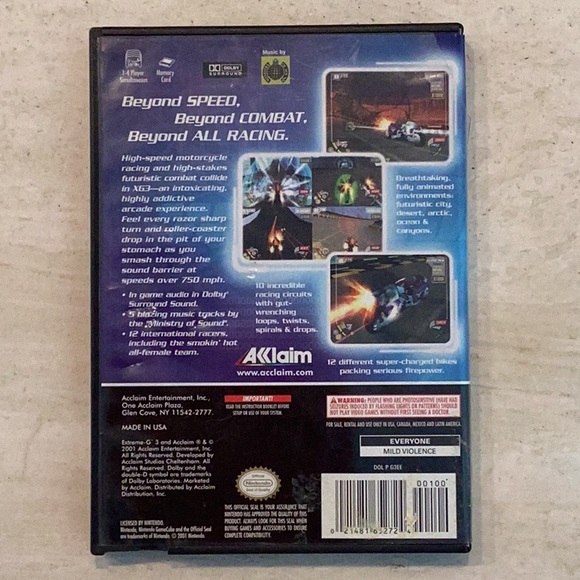 XG3 Extreme G Racing 3 Nintendo GameCube Game Complete XGIII - Picture 2 of 8